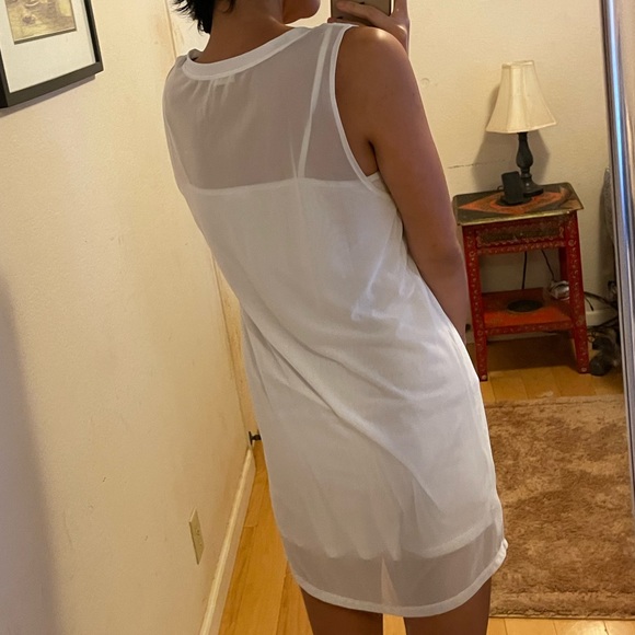 Aritzia Tna Mesh Tank Shift Dress - Picture 3 of 8